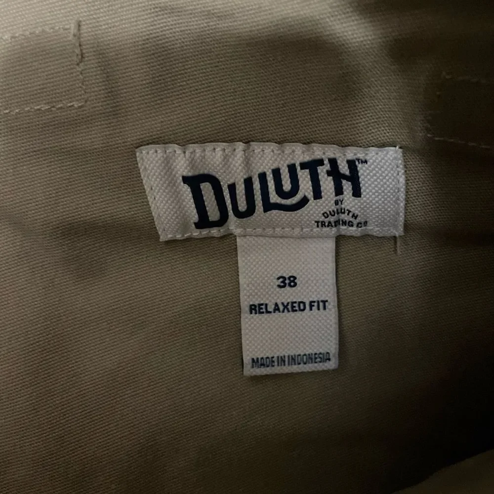 Duluth Trading Co. Flex Fire Hose Beige Cargo Shorts 11" Relaxed Fit Men's Sz 38 - Picture 4 of 6